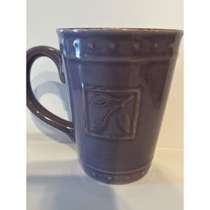 Signature Housewares Sorrento Purple Stoneware Mug Debby Segura Designs 2001‎